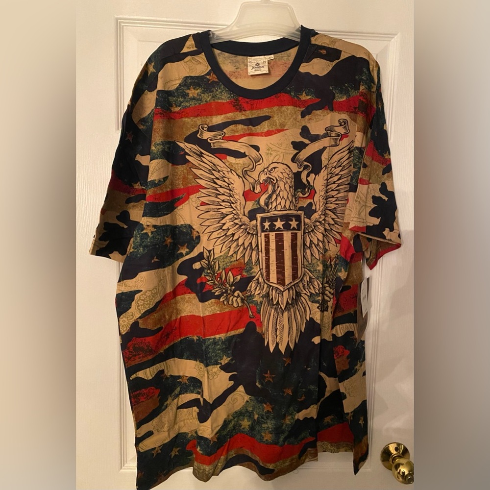pull over shirt eagle print